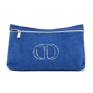 Dior Denim Zipper Pouch